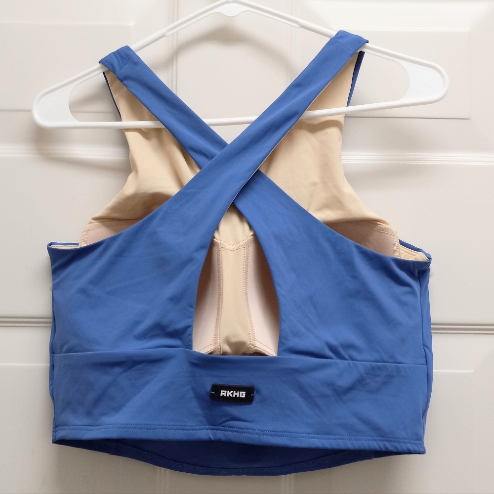 Alaskan Hardgear AKHG Duluth Lost Lake Long Line Swim Bra Top Size 14 Blue Beach - Picture 2 of 12